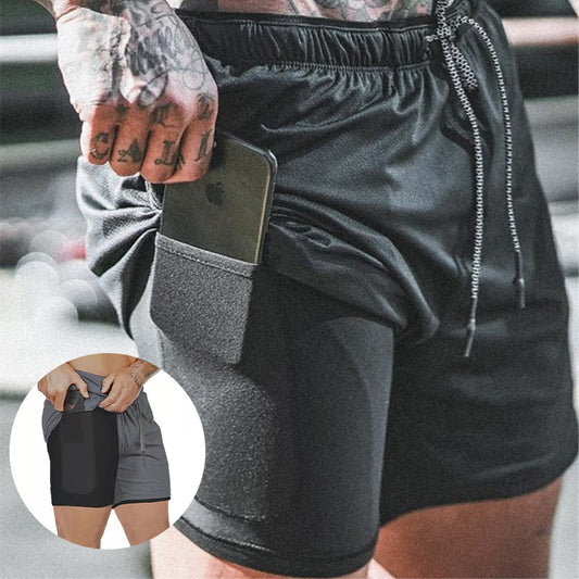 advanced double Beach and gym Casual Shorts
